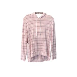 Market & Spruce Striped Long Sleeve Hoodie (Size Small)